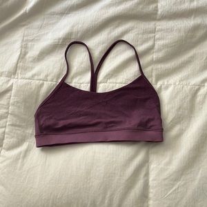 Purple Gradient Lululemon Flo Y Nulu Sports Bra